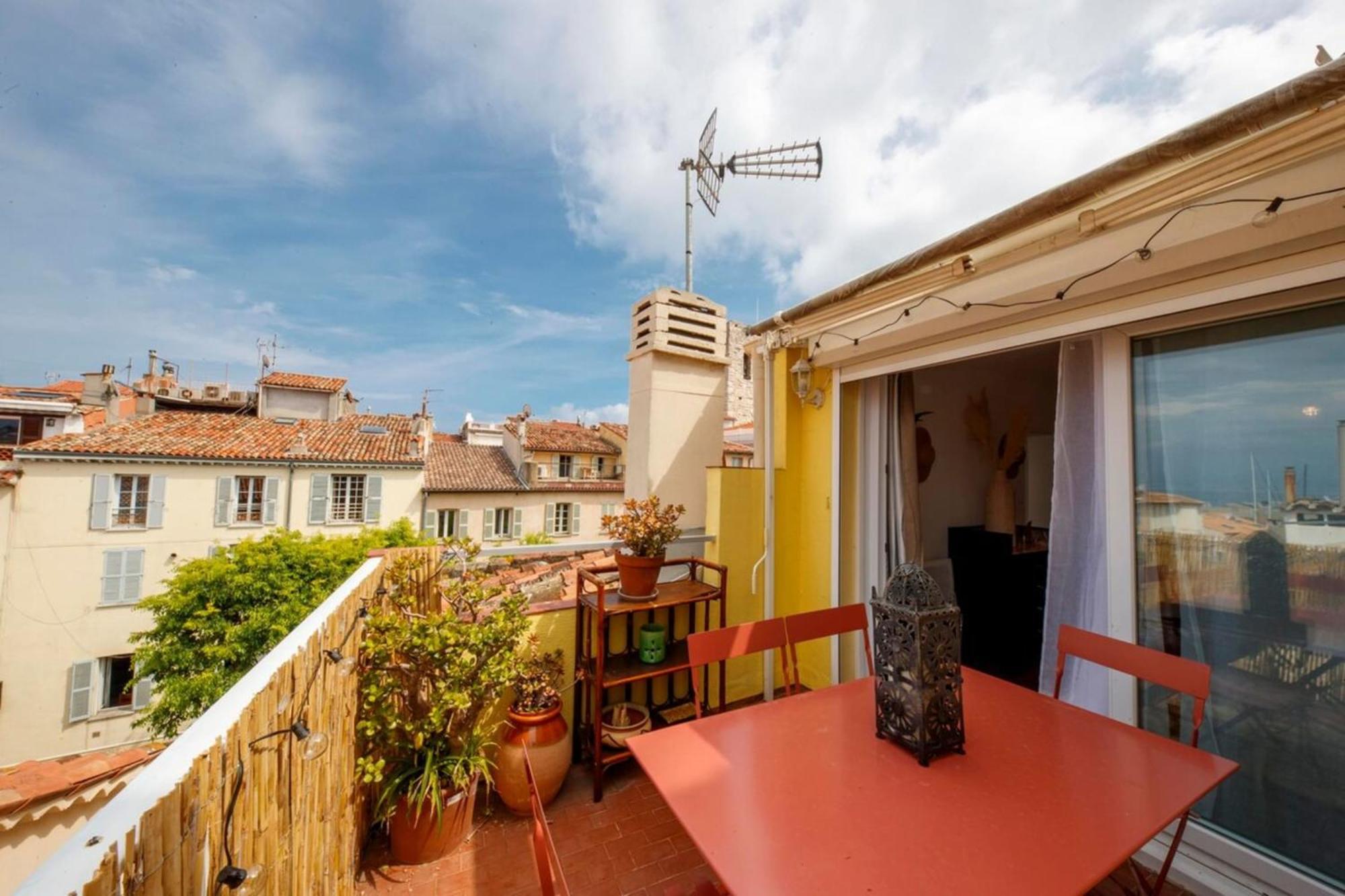 Apartament 06M - Old Antibes Beautiful Duplex Terrace With Sea View Zewnętrze zdjęcie